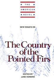 Cover of: New essays on The country of the pointed firs