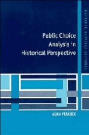 Public choice analysis in historical perspective