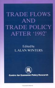 Trade flows and trade policy after '1992'