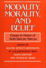 Modality, morality, and belief : essays in honor of Ruth Barcan Marcus