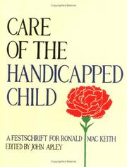 Cover of: Care of the Handicapped Child