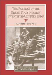 The politics of the urban poor in early twentieth-century India