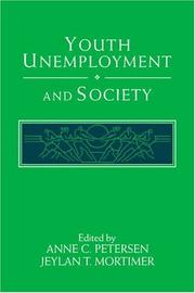 Cover of: Youth unemployment and society