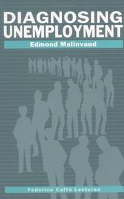 Cover of: Diagnosing unemployment