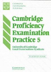 Cambridge proficiency examination practice 5