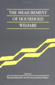 The measurement of household welfare