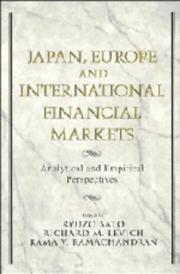 Japan, Europe, and international financial markets : analytical and empirical perspectives