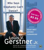 Cover of: Who Says Elephants Can't Dance? CD SP