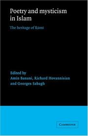 Cover of: Poetry and mysticism in Islam: the heritage of Rūmī