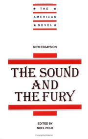 Cover of: New essays on The Sound and the fury