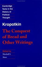 The conquest of bread and other writings