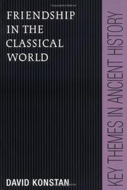 Cover of: Friendship in the classical world