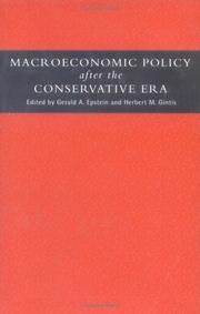 Macroeconomic policy after the conservative era : studies in investment, saving and finance