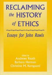 Reclaiming the history of ethics : essays for John Rawls