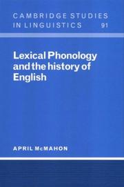 Lexical phonology and the history of English