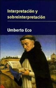 Interpretación y sobreinterpretacíon