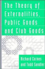 The theory of externalites, public goods, and club goods