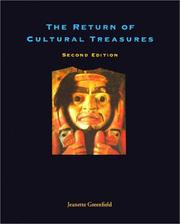 The return of cultural treasures by Jeanette Greenfield