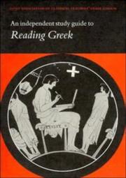 Cover of: An independent study guide to reading Greek. by 