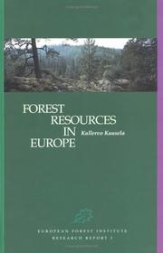 Forest resources in Europe, 1950-1990