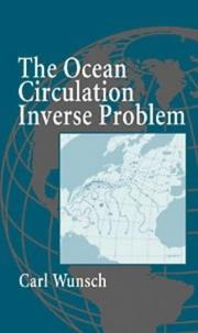 Cover of: The ocean circulation inverse problem