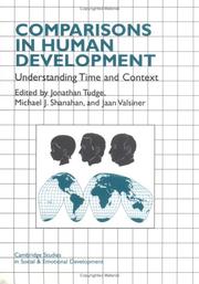 Cover of: Comparisons in Human Development: Understanding Time and Context (Cambridge Studies in Social and Emotional Development)