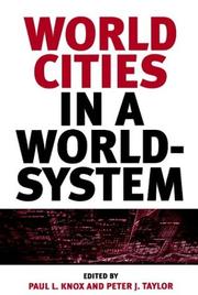 Cover of: World cities in a world-system