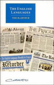 Cover of: The English languages