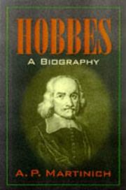 Cover of: Hobbes: a biography