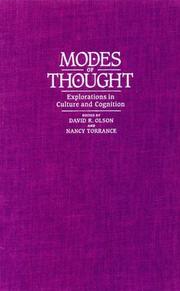 Modes of thought by David R. Olson, Nancy Torrance