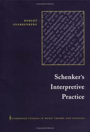 Schenker's interpretive practice by Robert Snarrenberg