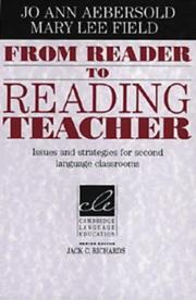 From reader to reading teacher by JoAnn Aebersold
