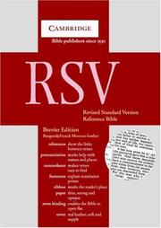 Cover of: RSV Brevier Reference Edition Burgundy French Morocco RSV353 by 