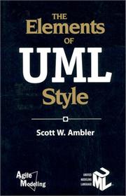 Cover of: The elements of UML style