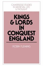 Cover of: Kings and Lords in Conquest England