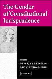 The gender of constitutional jurisprudence