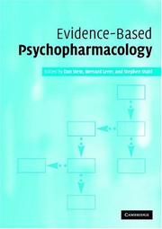 Evidence-based psychopharmacology