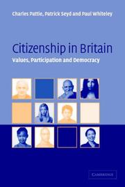 Citizenship in Britain : values, participation and democracy