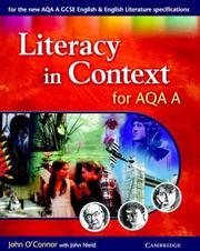 Literacy in context for AQA A