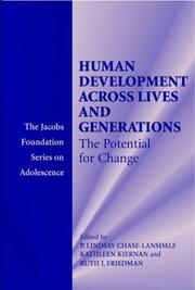 Human development across lives and generations : the potential for change