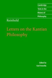 Letters on the Kantian philosophy