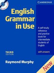 Cover of: English Grammar In Use with Answers and CD ROM: A Self-study Reference and Practice Book for Intermediate Students of English (Grammar in Use)