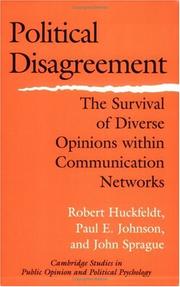 Cover of: Political disagreement