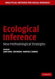 Ecological inference : new methodological strategies