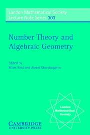 Number theory and algebraic geometry : to Peter Swinnerton-Dyer on his 75th birthday