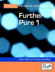 Cover of: Further Pure 1 for OCR (Cambridge Advanced Level Mathematics)