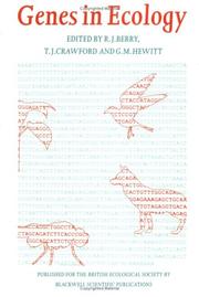 Genes in ecology : the 33rd Symposium of the British Ecological Society, University of East Anglia, 1991