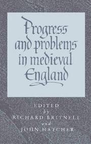 Progress and problems in medieval England : essays in honour of Edward Miller