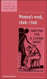 Cover of: Women's work, 1840-1940