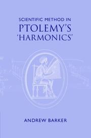 Scientific method in Ptolemy's Harmonics